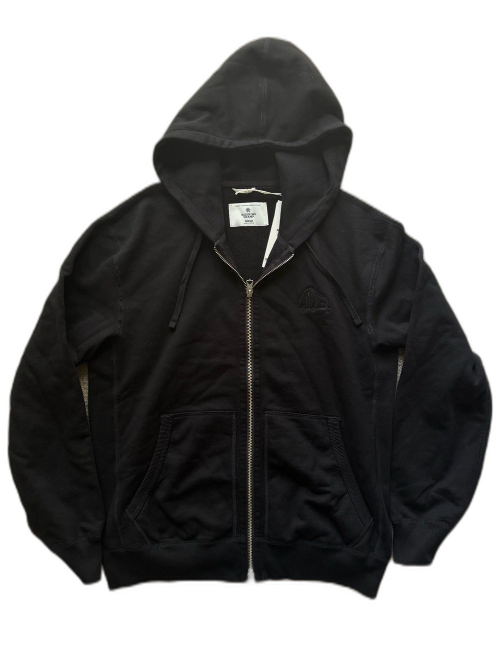 Reigning Champ Midweight Terry Relaxed Hoodie Mens Medium Black NWT